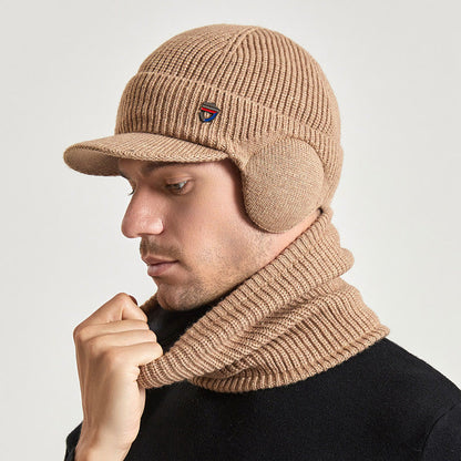 Ensemble 2 en 1 : cache-oreilles, bonnet, écharpe et bonnet - image 4