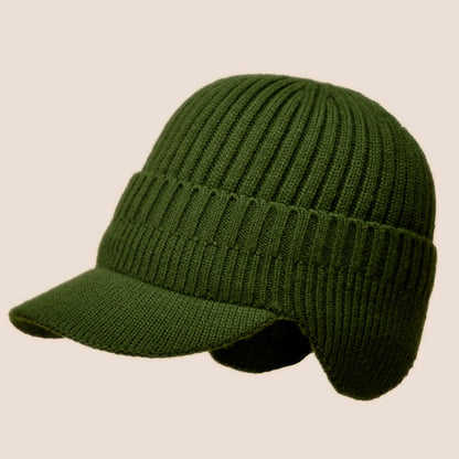  Chauffe-chapeau avec oreillettes chaudes - Vert armée - Taille unique - image 7