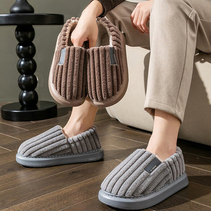Chaussons d'hiver en peluche grande taille - image 0