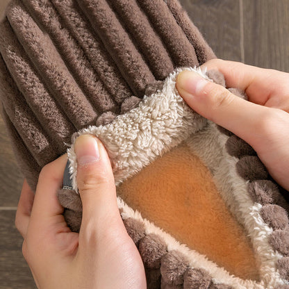 Chaussons d'hiver en peluche grande taille - image 9