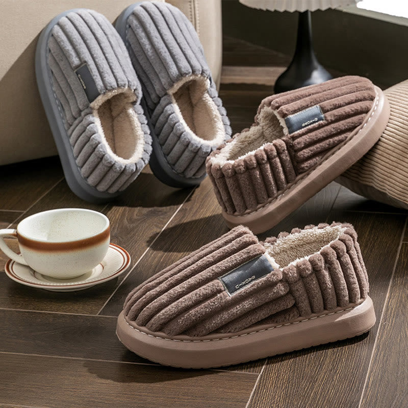 Chaussons d'hiver en peluche grande taille - image 5