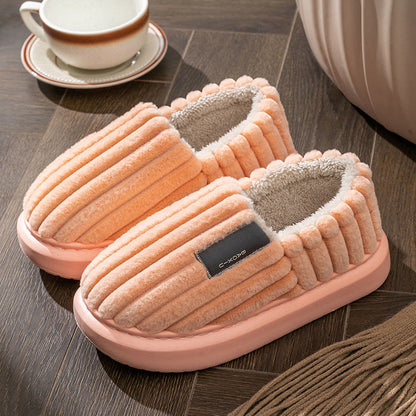 Chaussons d'hiver en peluche grande taille - Rose - EU48-49 (US13-14) - image 10