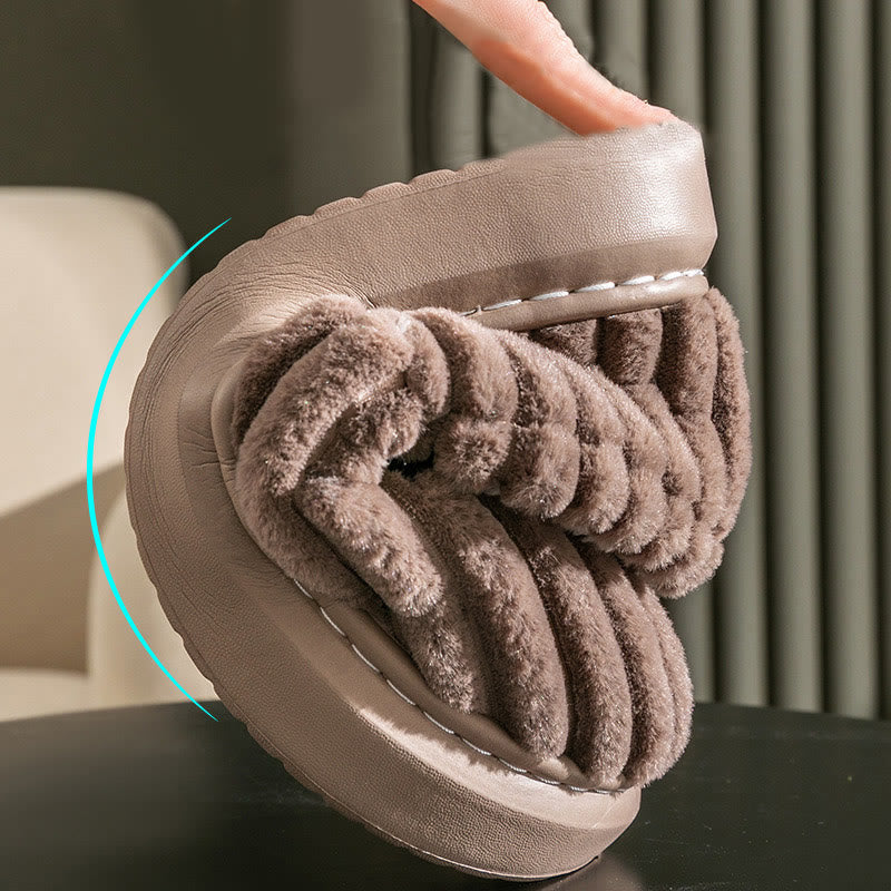 Chaussons d'hiver en peluche grande taille - image 8