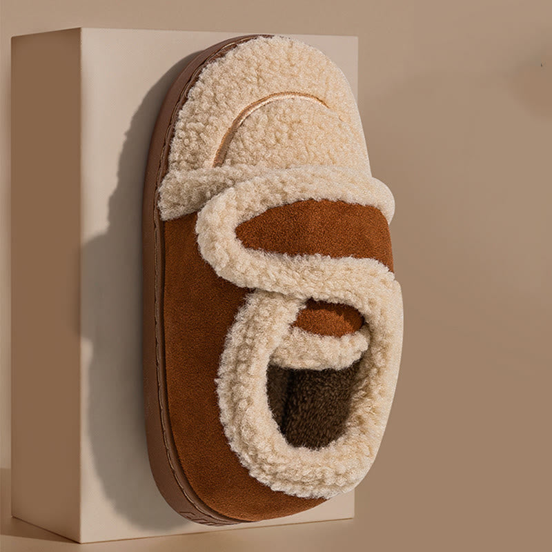 Chaussons Velcro Vintage - Brun - EU39-40 (US6-7) - image 9