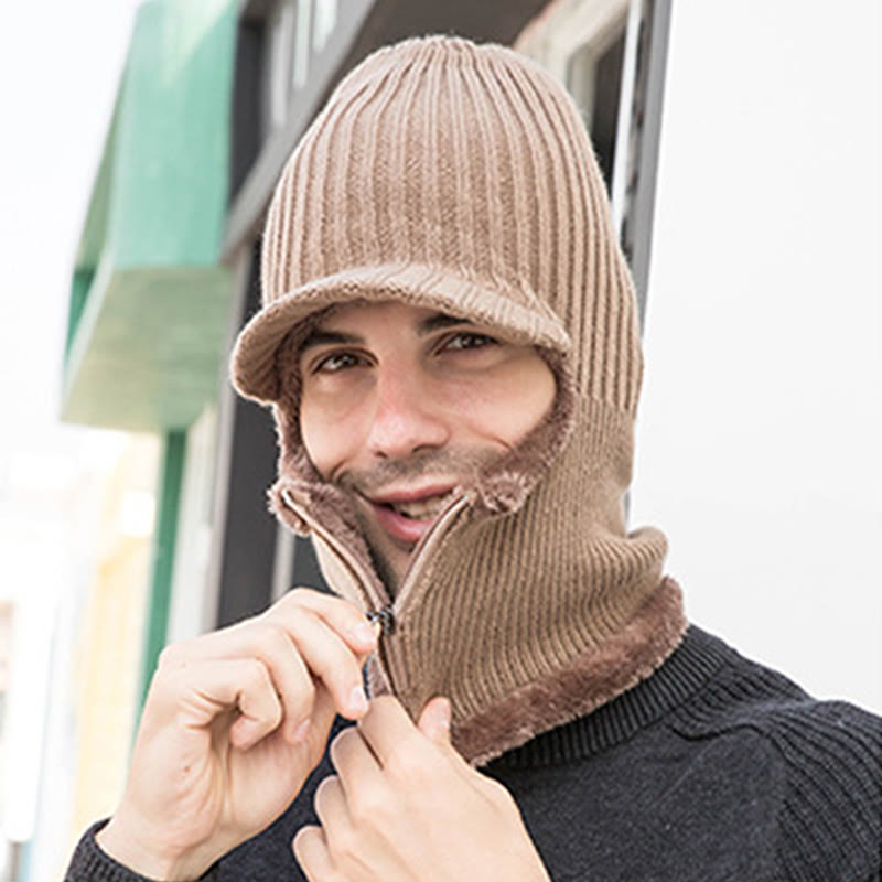 Ensemble bonnet et gants zippés 2 en 1 - image 11