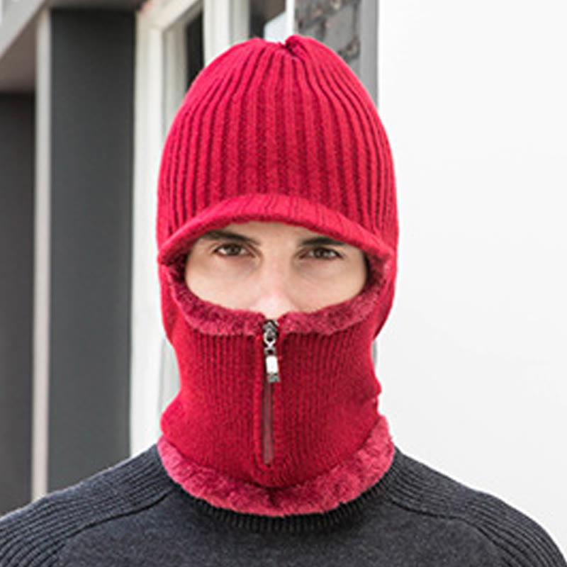Ensemble bonnet et gants zippés 2 en 1 - image 2