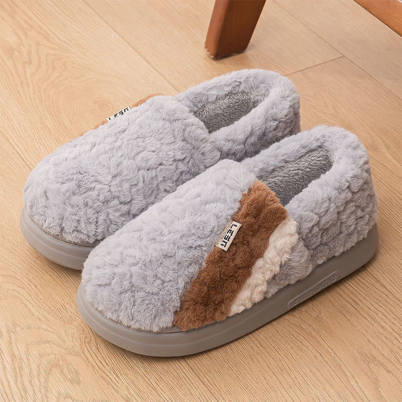 Chaussons grande taille assortis aux couleurs - Gris clair - EU43-44 (US9-10) - image 8