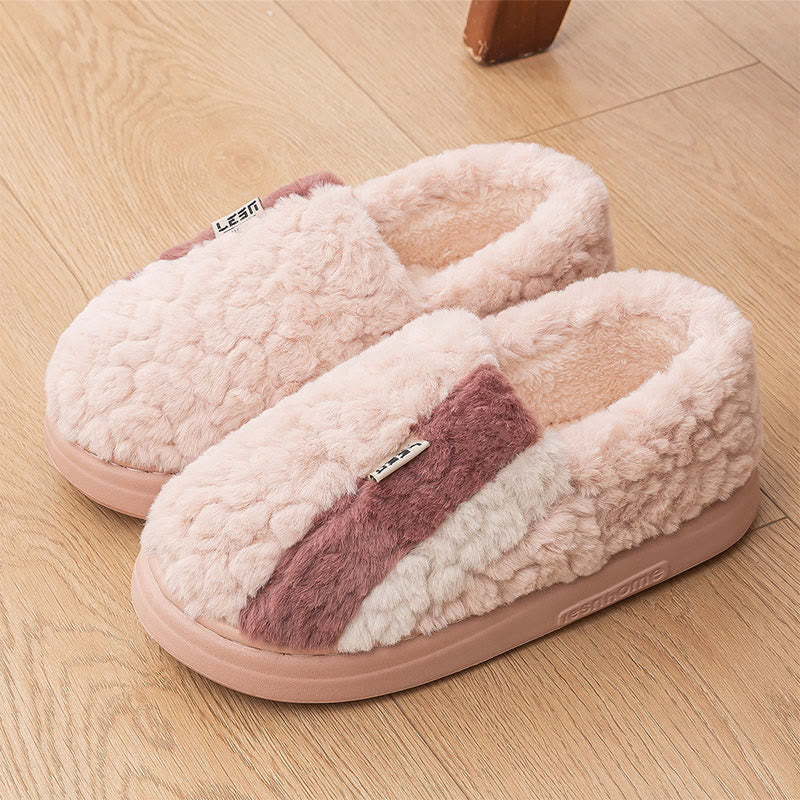 Chaussons grande taille assortis aux couleurs - Rose - EU43-44 (US9-10) - image 10