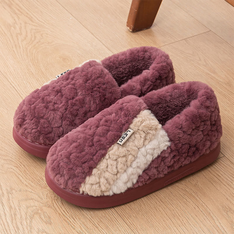Chaussons grande taille assortis aux couleurs - Violet - EU43-44 (US9-10) - image 6