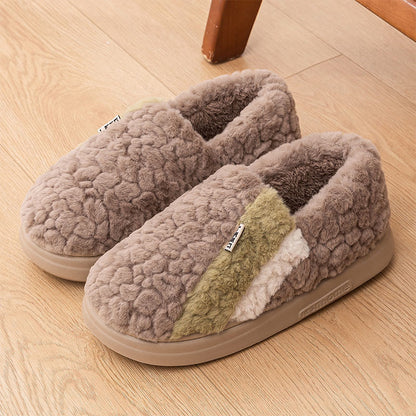 Chaussons grande taille assortis aux couleurs - Café - EU43-44 (US9-10) - image 9