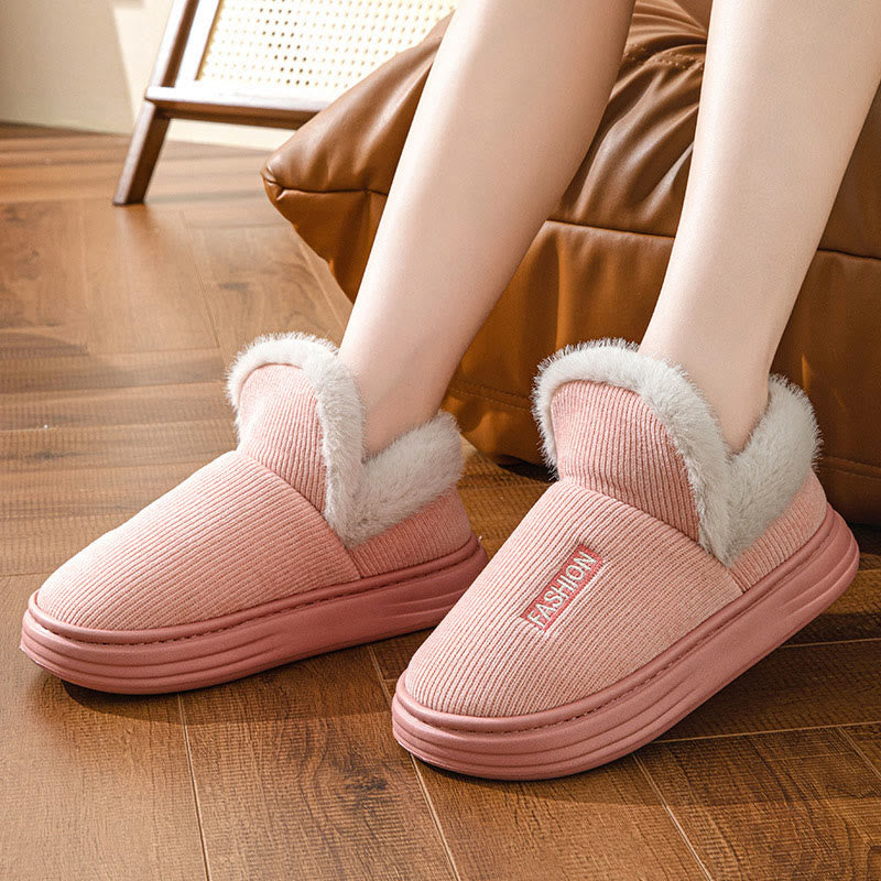 Chaussons chauds et doux pour la peau grande taille - image 4