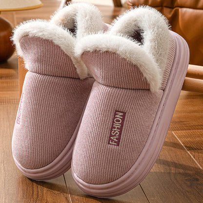 Chaussons chauds et doux pour la peau grande taille - Violet - EU45-46 (US11-12) - image 6