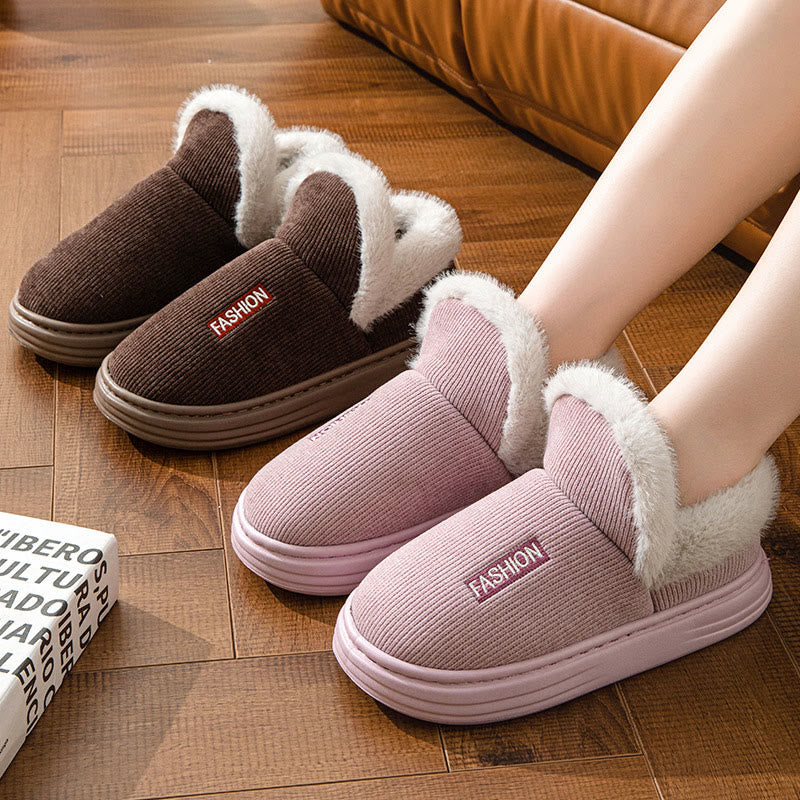 Chaussons chauds et doux pour la peau grande taille - image 1