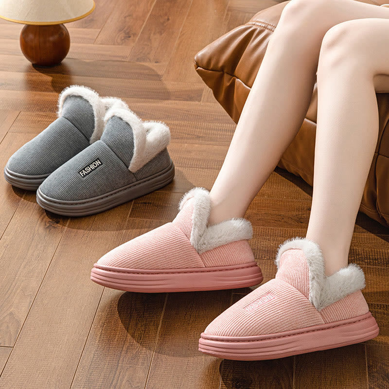 Chaussons chauds et doux pour la peau grande taille - image 3