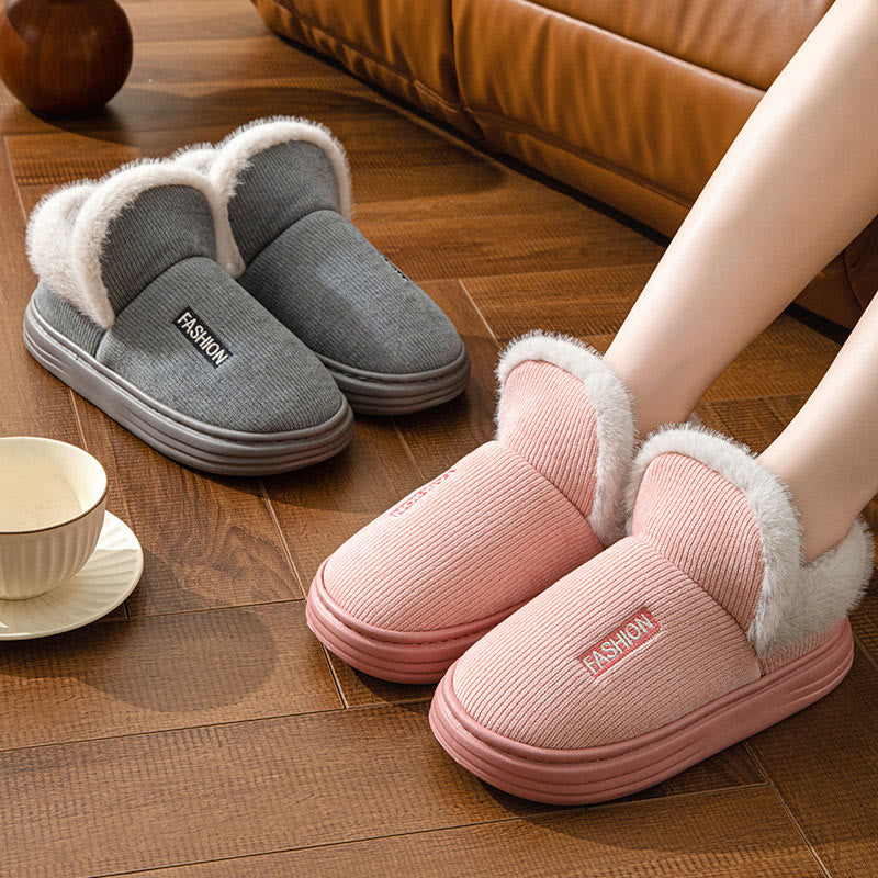 Chaussons chauds et doux pour la peau grande taille - image 2