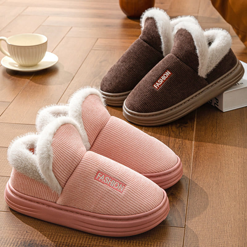 Chaussons chauds et doux pour la peau grande taille - image 5