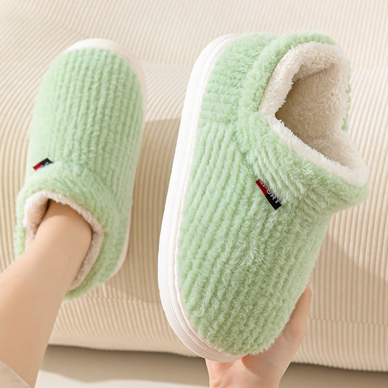 Chaussons confortables couleur bonbon grande taille - image 2