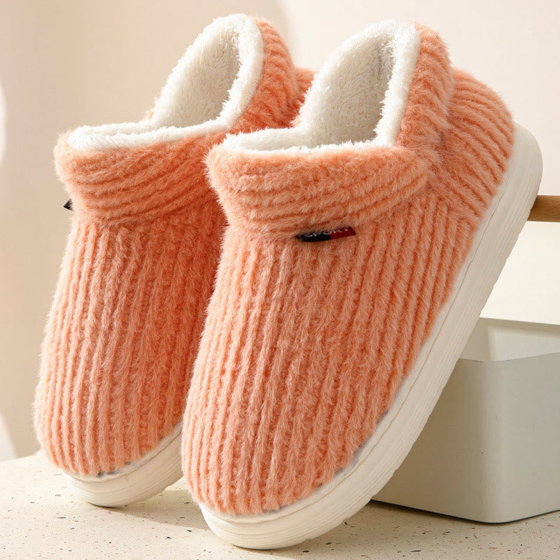 Chaussons confortables couleur bonbon grande taille - Orange - EU45-46 (US11-12) - image 11
