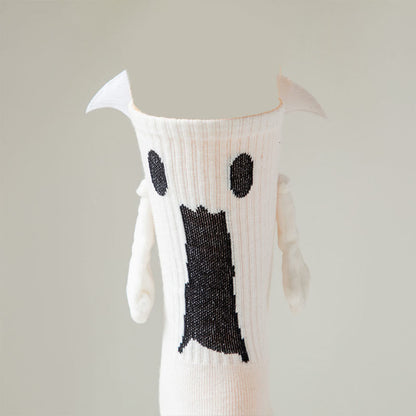Chaussettes courtes à attraction magnétique fantôme grande taille (2 paires) - Blanc - EU36-44 (US3-10) - image 10