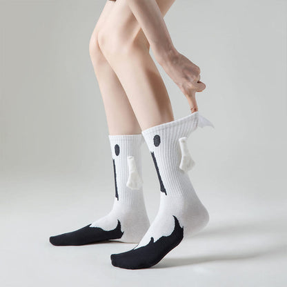 Chaussettes courtes à attraction magnétique fantôme grande taille (2 paires) - image 6