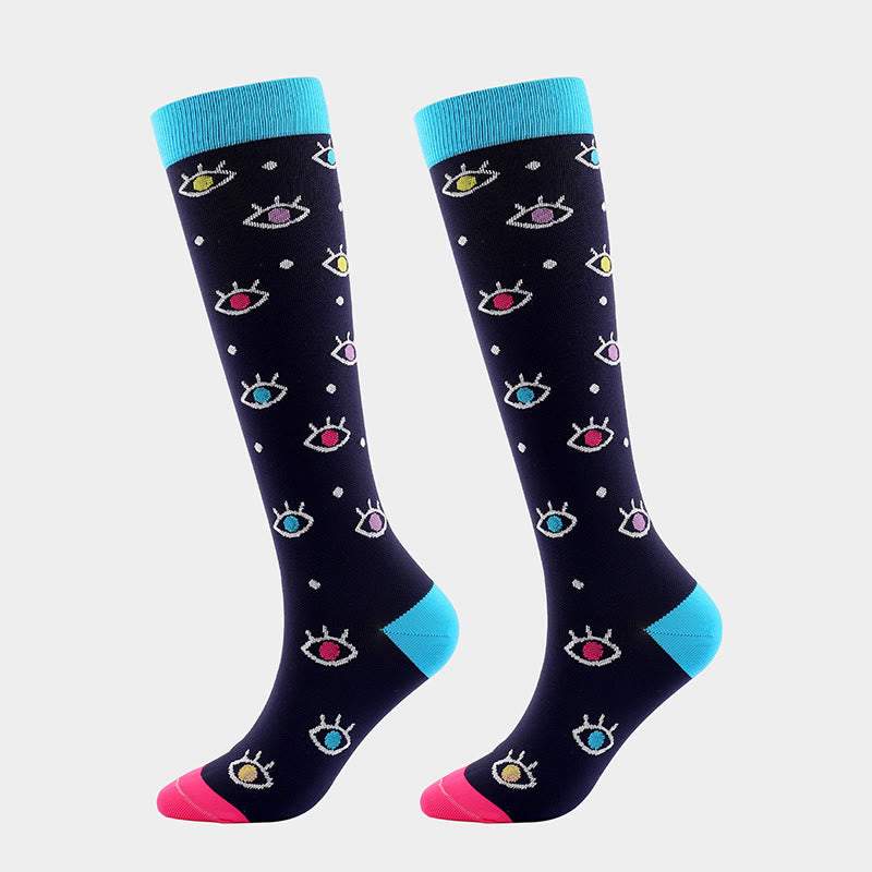 Chaussettes de compression de sport mignonnes et tendance (7 paires) - image 9