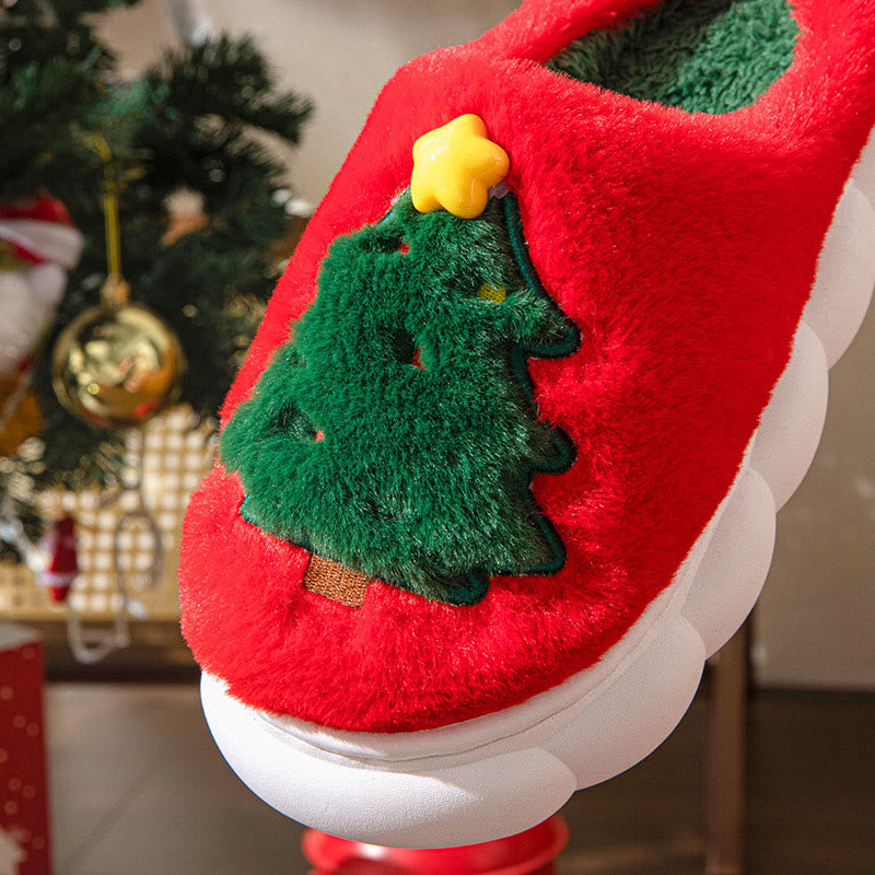 Chaussons sapin de Noël grande taille - image 5