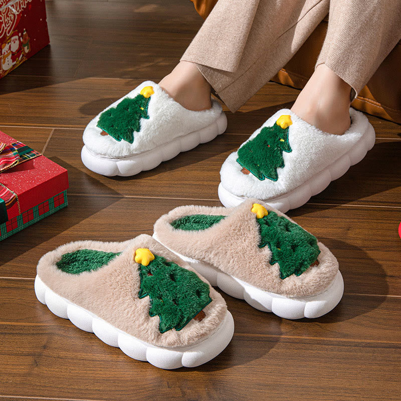 Chaussons sapin de Noël grande taille - image 2