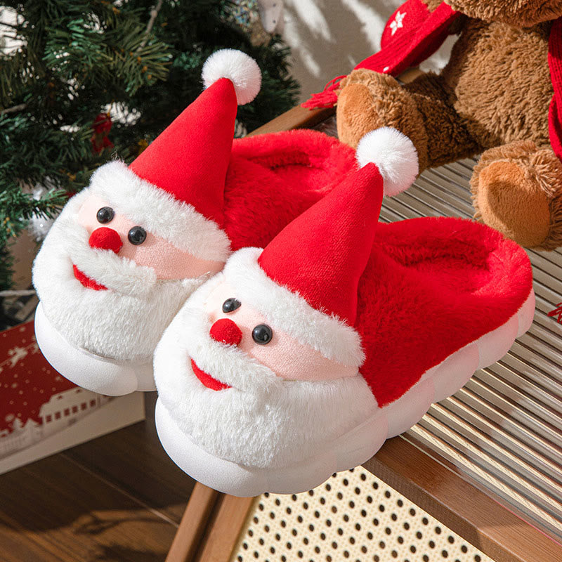 Chaussons Père Noël grande taille - Rouge - EU44-45 (US10-11) - image 4