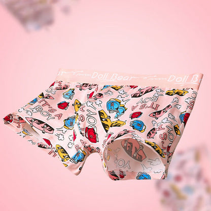 Boxers roses grande taille (lot de 4)