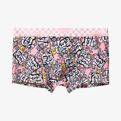Boxers roses grande taille (lot de 4)