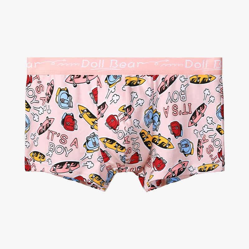 Boxers roses grande taille (lot de 4)