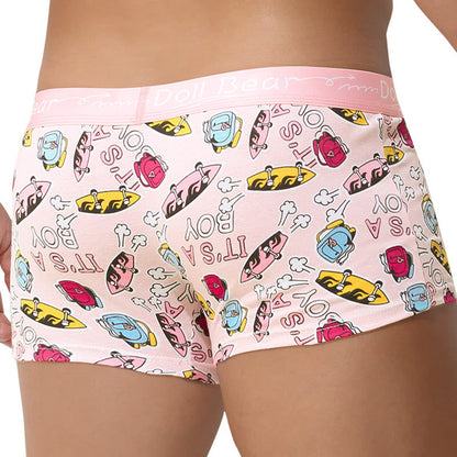 Boxers roses grande taille (lot de 4)
