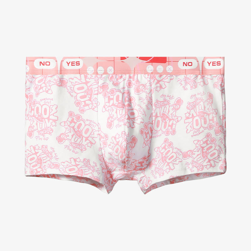 Boxers roses grande taille (lot de 4)