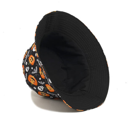 Chapeau bob Jack-O'-Lantern effrayant grande taille - image 2