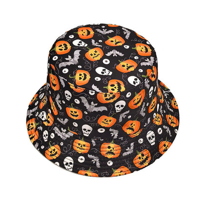 Chapeau bob Jack-O'-Lantern effrayant grande taille - image 3