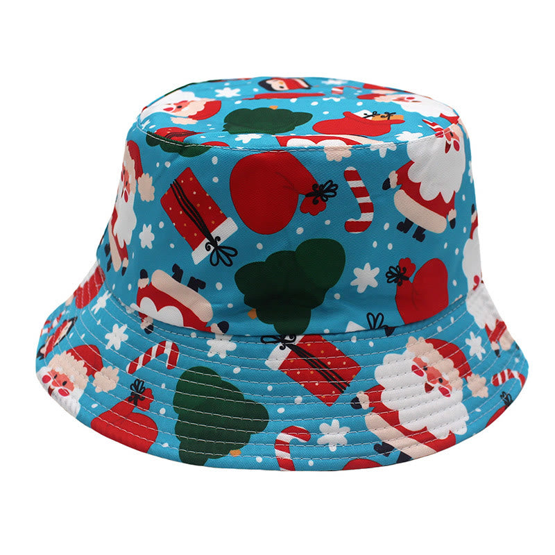 Chapeau bob de Noël grande taille - Bleu - Taille unique - image 7