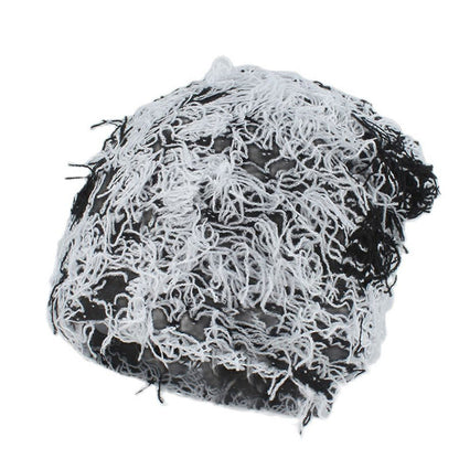 Bonnet tricoté unisexe grande taille - Blanc - Taille unique - image 8
