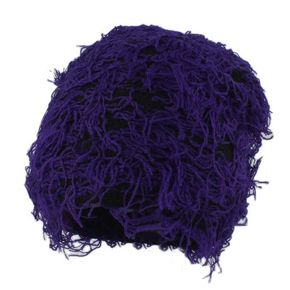 Bonnet tricoté unisexe grande taille - Violet - Taille unique - image 9