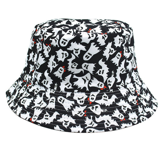 Chapeau bob fantôme grande taille - Noir - Taille unique - image 1