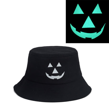 Chapeau bob grande taille à motif d'horreur noctilucous - D - Taille unique - image 3