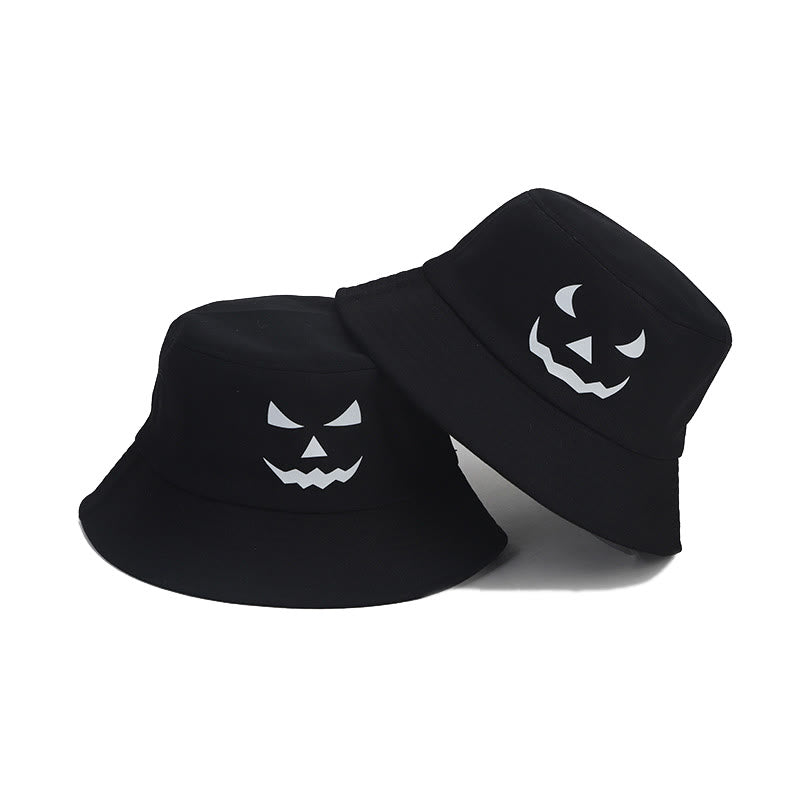 Chapeau bob grande taille à motif d'horreur noctilucous - image 6