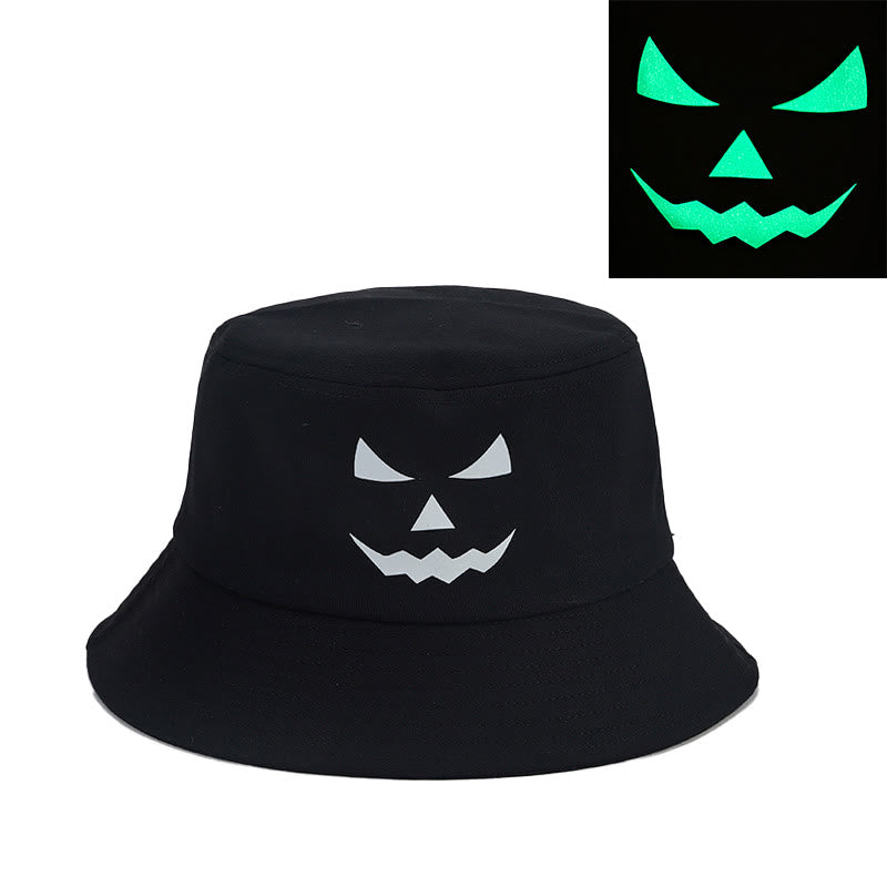 Chapeau bob grande taille à motif d'horreur noctilucous - B - Taille unique - image 1