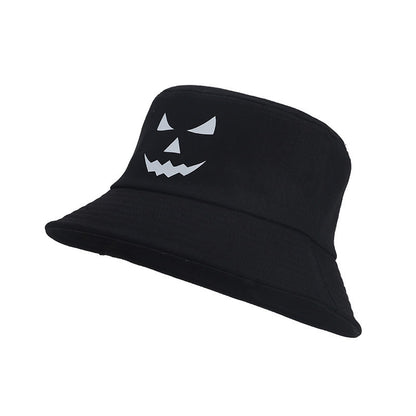 Chapeau bob grande taille à motif d'horreur noctilucous - image 8