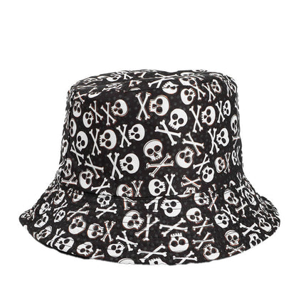 Chapeau bob grande taille série Skull - Crâne empoisonné - Taille unique - image 2