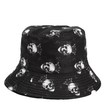 Chapeau bob grande taille série Skull - Crâne de couronne - Taille unique - image 4