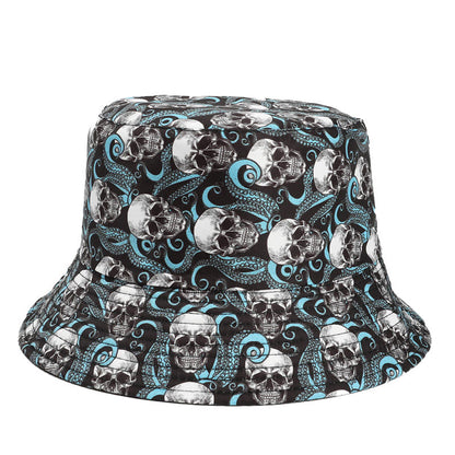 Chapeau bob grande taille série Skull - Crâne de pieuvre - Taille unique - image 3