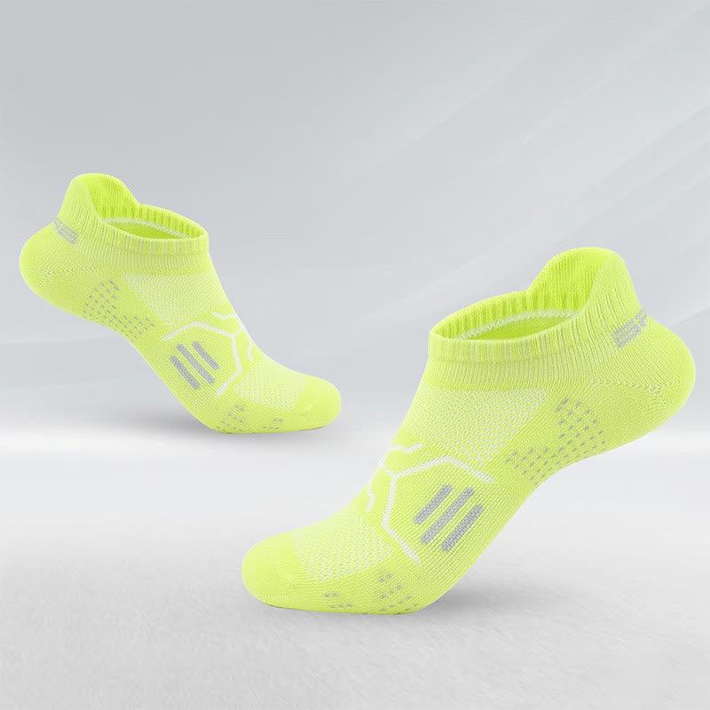 Chaussettes de compression classiques en maille (7 paires) - Vert fluorescent - EU37-40 (US4-7) - image 5