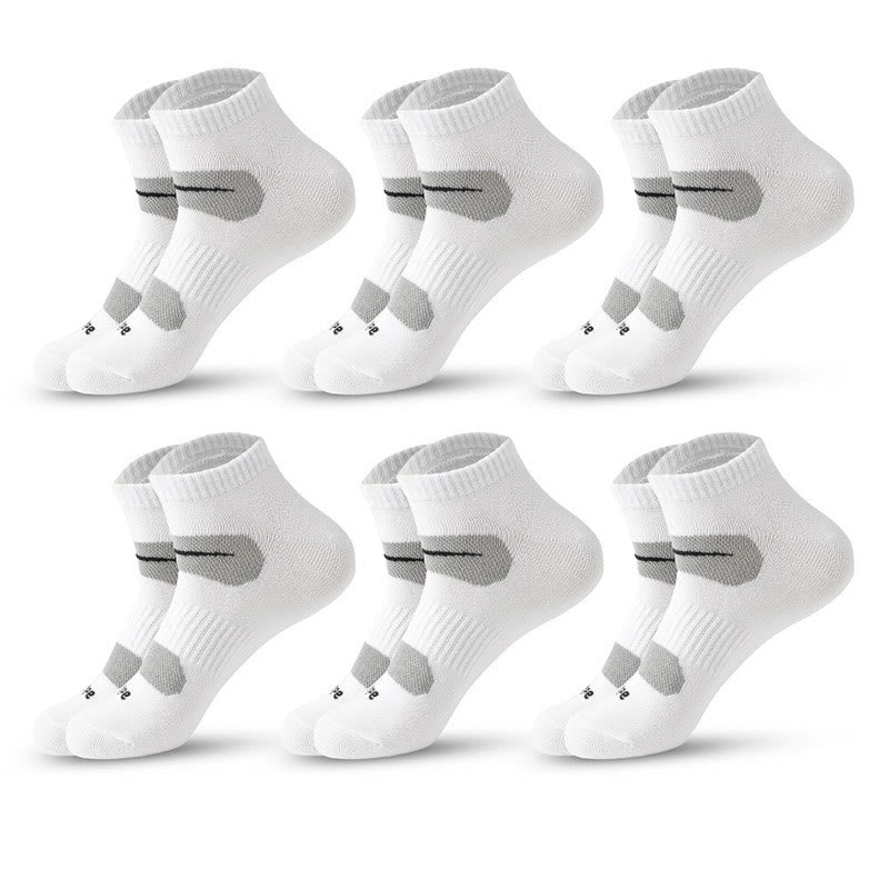 Chaussettes de compression cyclistes (6 paires) - Blanc - EU39-45 (US6-11) - image 2