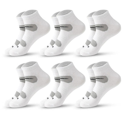 Chaussettes de compression cyclistes (6 paires) - Blanc - EU39-45 (US6-11) - image 2