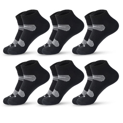 Chaussettes de compression de cyclisme grande taille (6 paires)